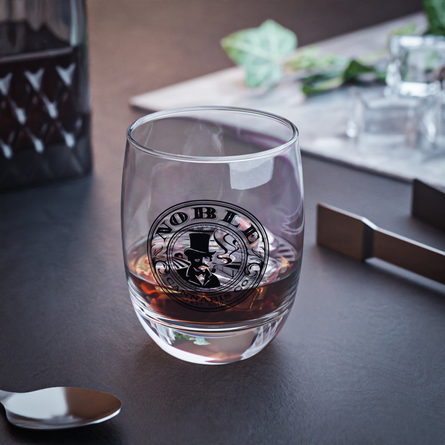 Noble Branded Whiskey Glass