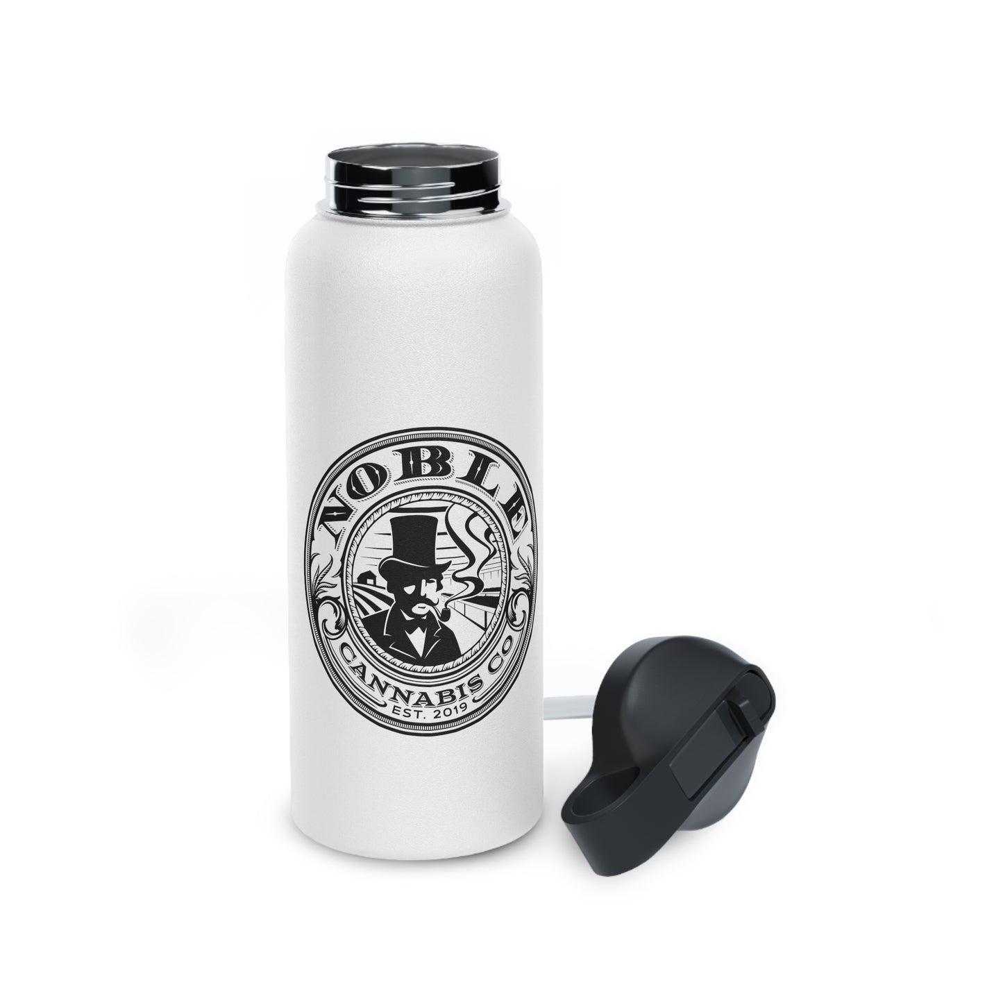 Noble Stainless Steel Water Bottle, Standard Lid