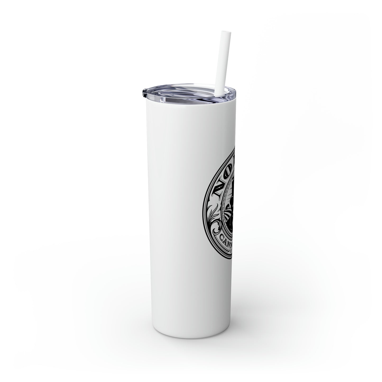 Noble Skinny Tumbler with Straw, 20oz