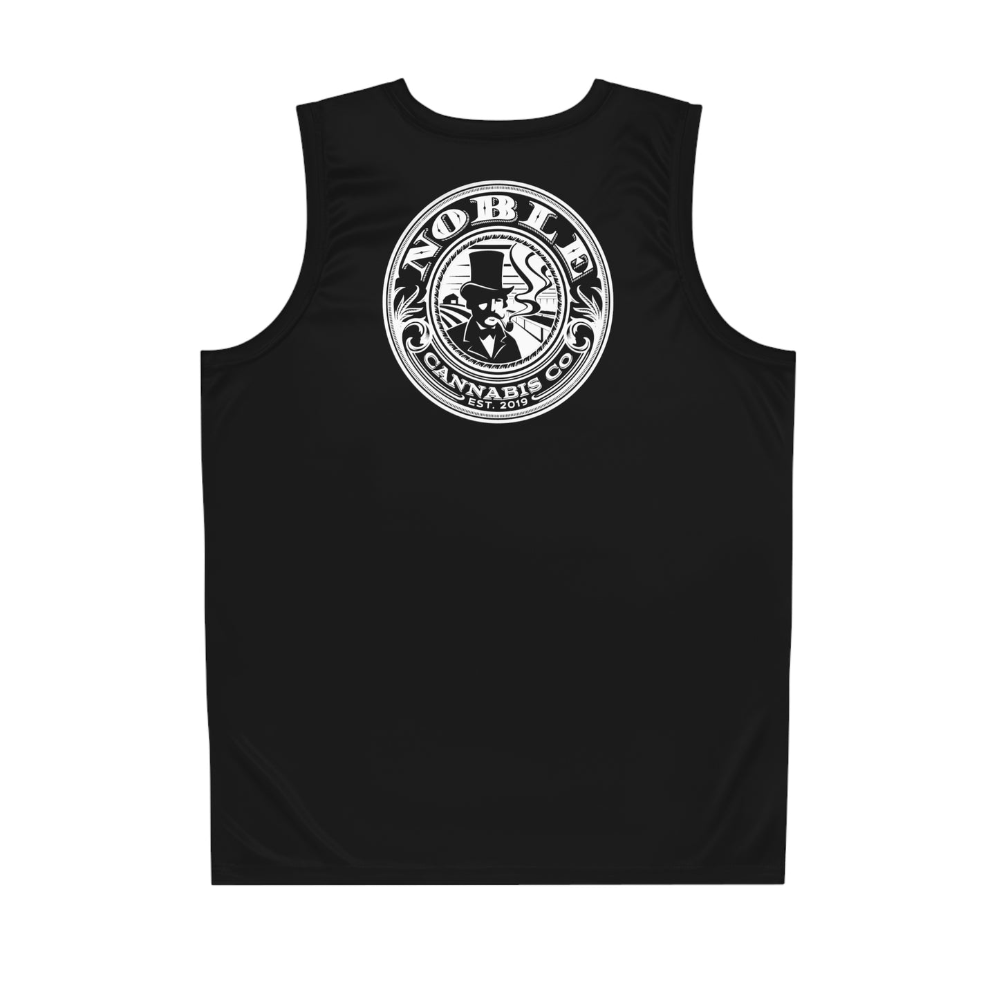 Noble Black Basketball Jersey (AOP)